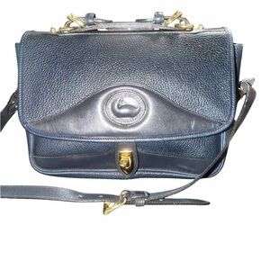 Dooney & Bourke vintage rare colorway All-Weather Leather Carrier Bag euc
